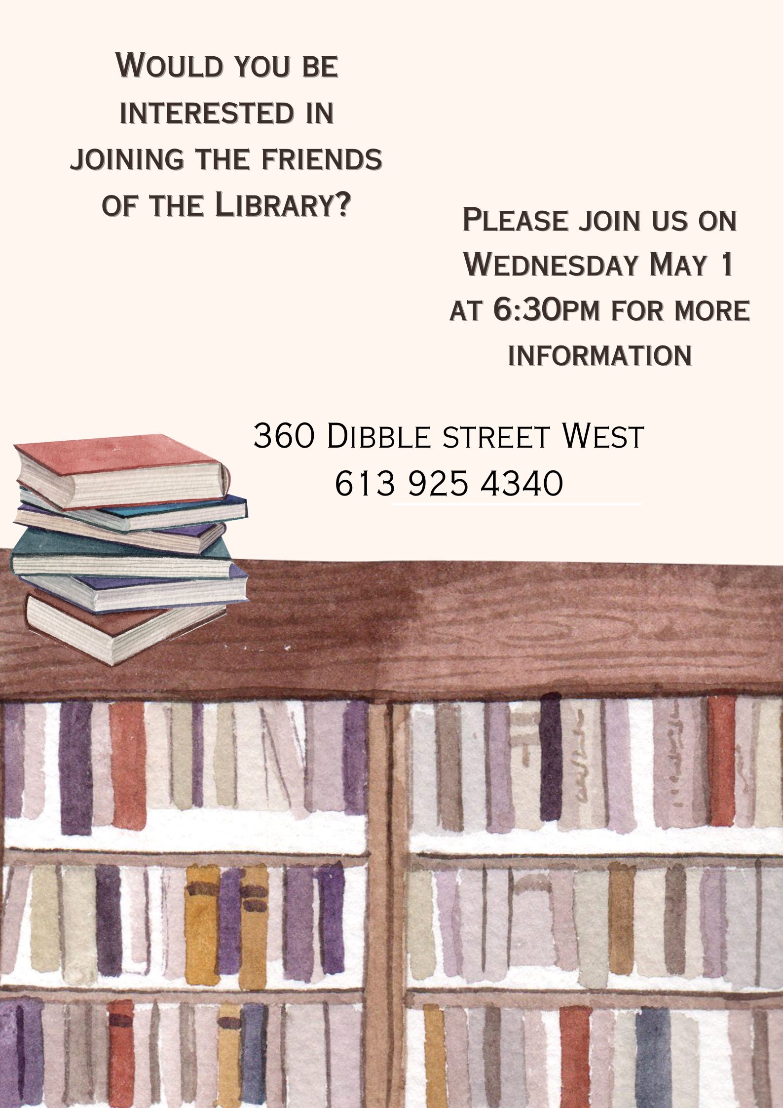 Info Session: Friends of the Library